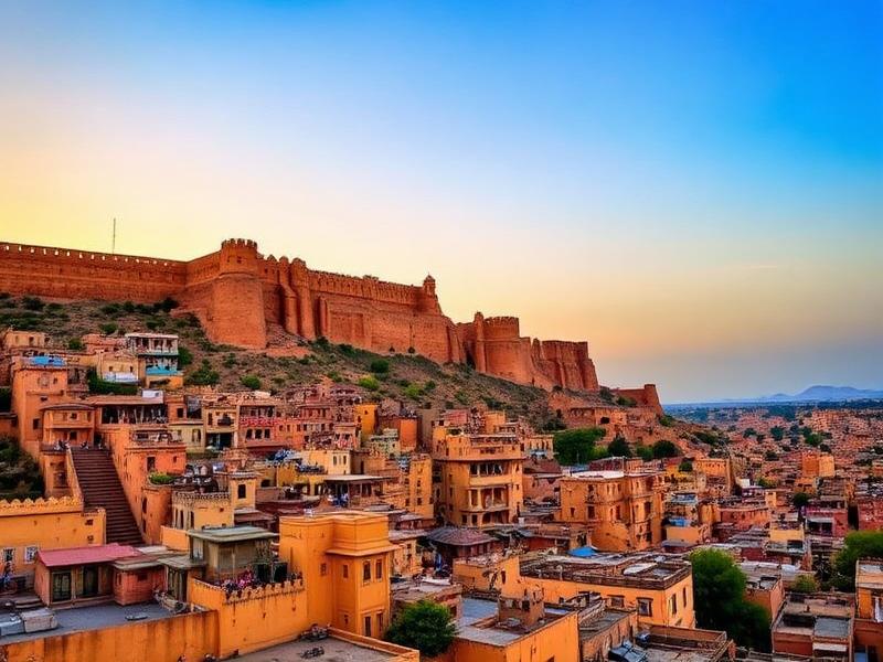 Jaisalmer Fort (Sonar Quila) near Melody Moon Desert Camp Jaisalmer