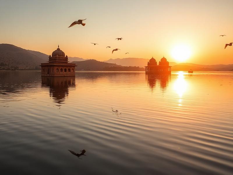 Gadisar Lake near Melody Moon Desert Camp Jaisalmer