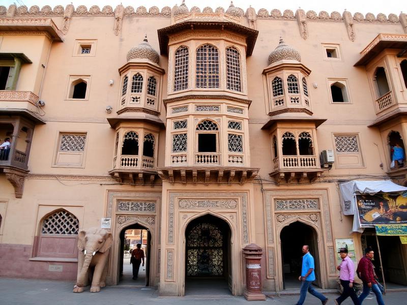 Nathmal Ki Haveli near Melody Moon Desert Camp Jaisalmer