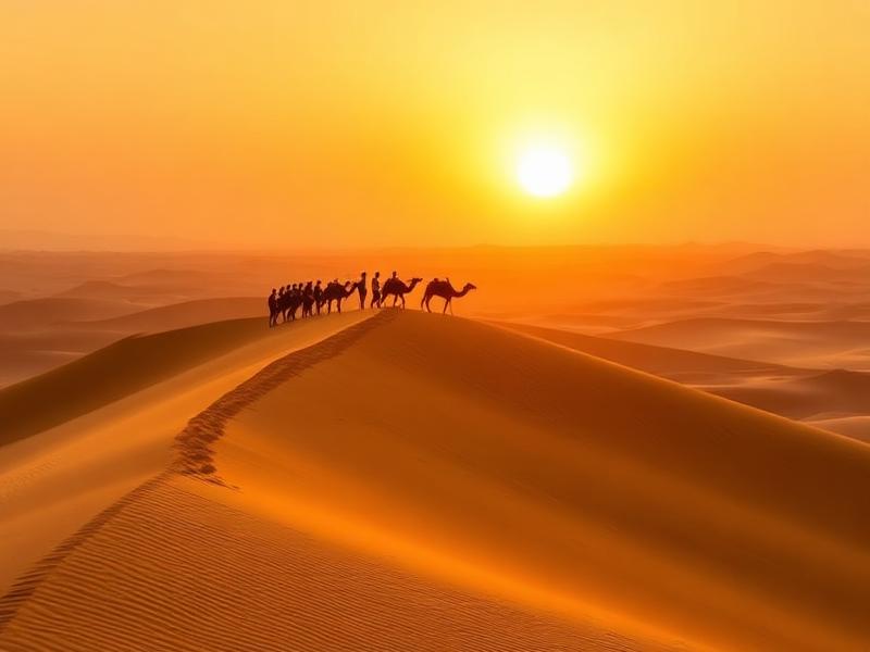 Sam Sand Dunes near Melody Moon Desert Camp Jaisalmer