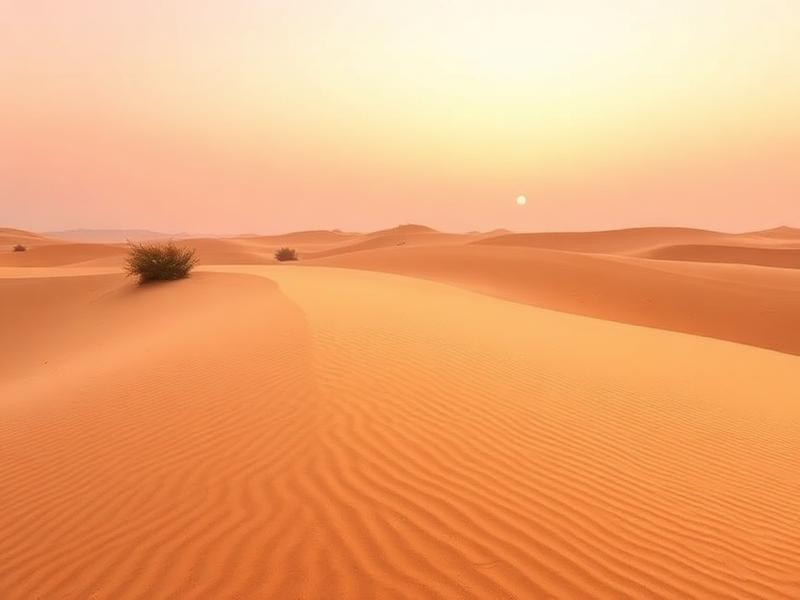 Morning on the Dunes at Melody Moon Desert Camp Jaisalmer